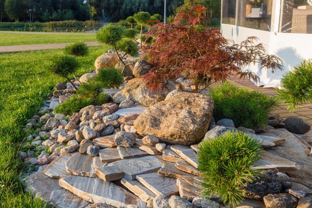 Boulders and natural stones