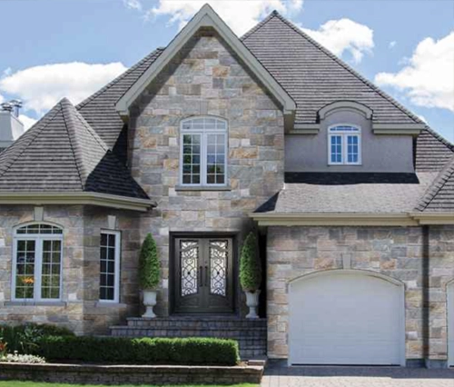 An example of natural stone veneer from Nicolock