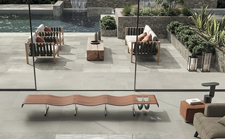 image of outdoor porcelain done in bluestone style from Landmark ceramics frontier 20 line