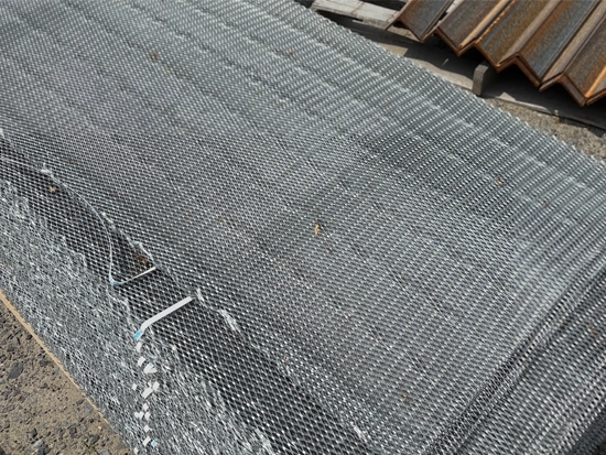 Picture of sheet of our galvanized metal lathe for veneer stone installations
