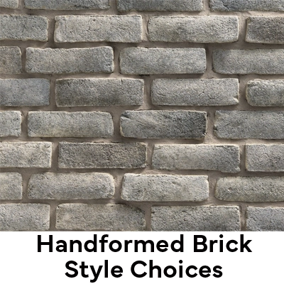 An example of Hand Made Brick style veneer stone from Dutch Quality Stone