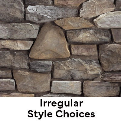 This picture shows an example of the Ashlar style cut available from eldorado stone