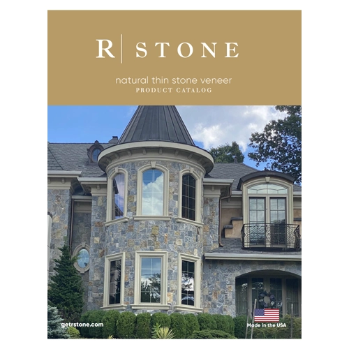 a picture of a catalog of RStone products and a link to view it