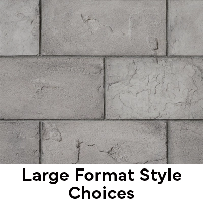 This is an image of an large format shaped thin veneer stone from cultured stone.