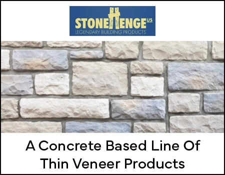 A link to more information on StoneHenge US thin veneer man made concrete veneer