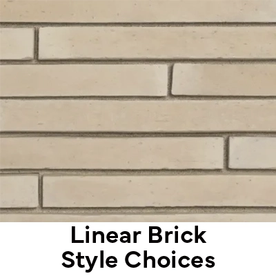 picture of a modern looking linear brick choice from Toro Stone