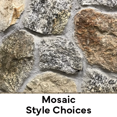 A picture of one of Rstone's mosaic veneer stone styles