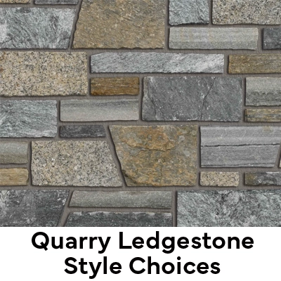 Pangaea Stone offers 8 types of Quarry Ledgestone an example is shown here