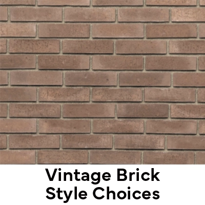 A picture of one of the vintage brick style offered by Toro Stone