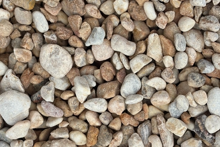 a picture of of 1.5 inch goose egg decorative landscape gravel