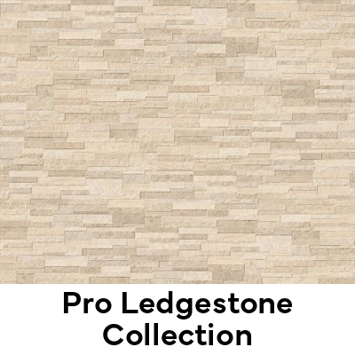 a picture showing our pro ledgestone style of indoor.outdoor porcelain veneer