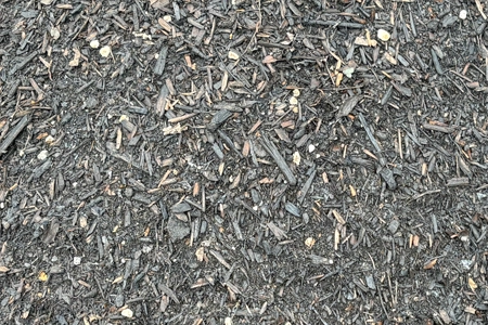 a picture of triple shrredded landscape mulch we sell
