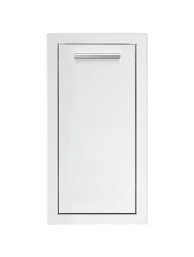 a picture of an 14" wide trash drawer