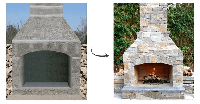 we are A modular outdoor fireplace frame supplier